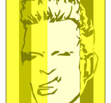 Billy Idol PopArt tavlor