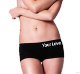 Hot pants med Ditt eget tryck
