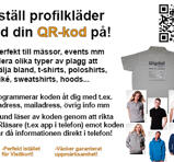 Profilkläder med din QR-kod på