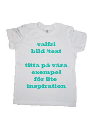 Tryck på kläder - Barn T-shirt med Ditt eget tryck
