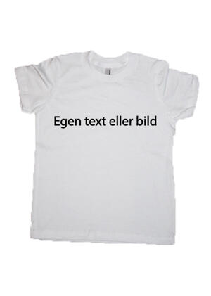 Tryck på kläder - Vuxen T-shirt med Ditt eget tryck